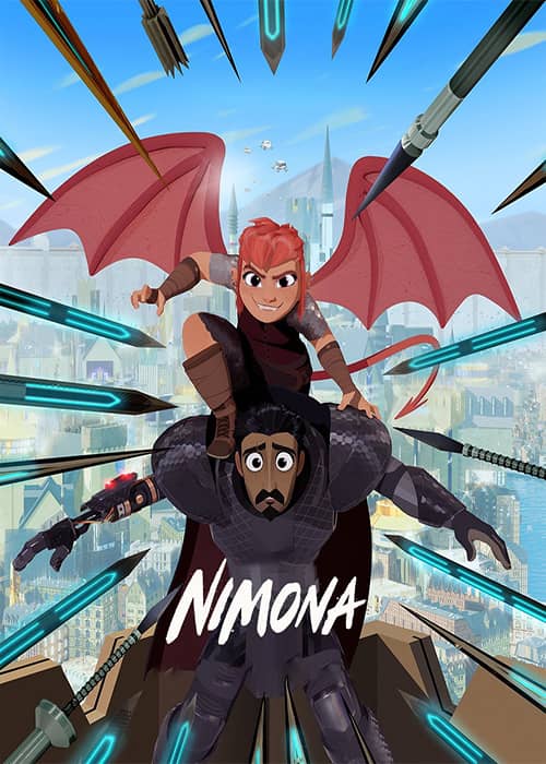nimona 2023 animation انیمیشن نیمونا - محصول 2023